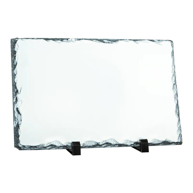 Personalised Rectangular Photo Slate 14x19cm - Custom Printed Gift UK