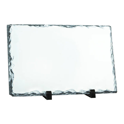 Personalised Rectangular Photo Slate 14x19cm - Custom Printed Gift UK