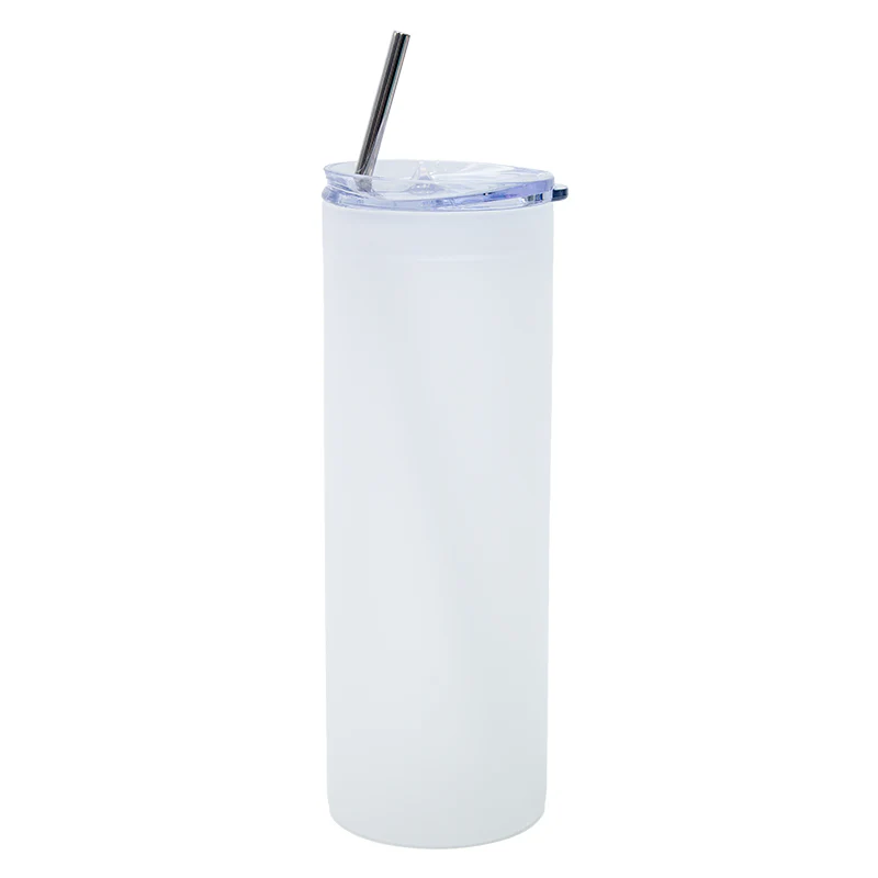 Personalised Tall Skinny Tumbler 750ml - Custom Printed Insulated Bottle UK