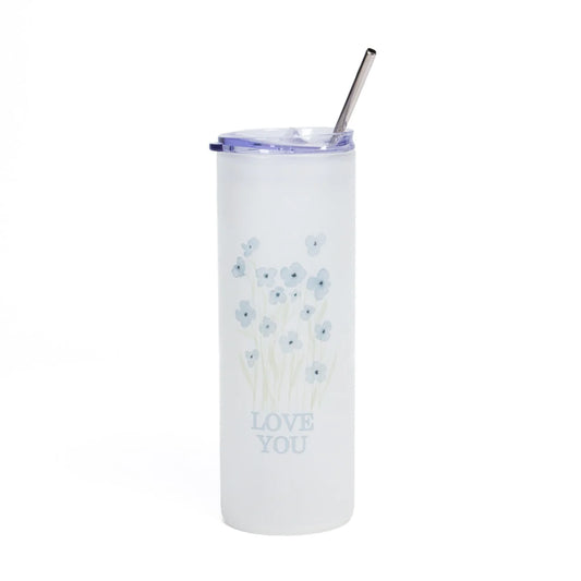 Personalised Tall Skinny Tumbler 750ml - Custom Printed Insulated Bottle UK