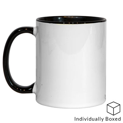 Personalised Coloured Handle & Inner Mug - Custom Printed Photo Mug UK