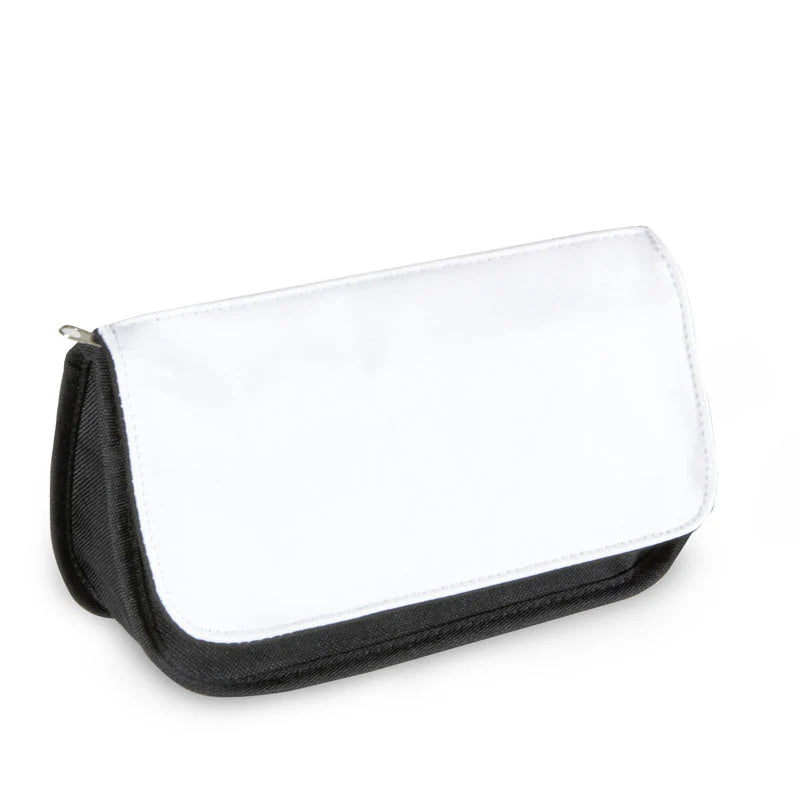 Personalised Makeup Bag Black, Red or Pink - Custom Cosmetic Pouch 13.7x21cm UK