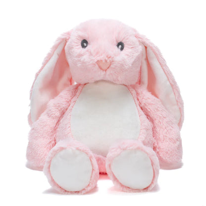 Personalised Plush Rabbits - Custom Printed Soft Toy Gift UK