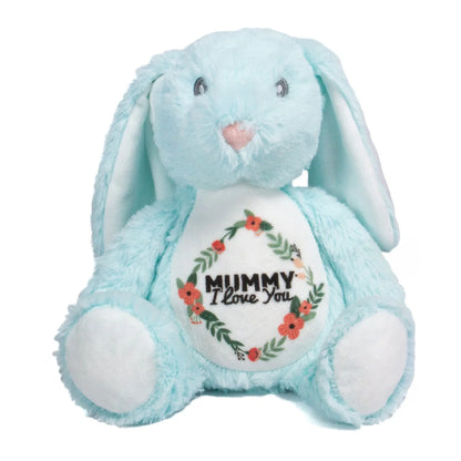 Personalised Plush Rabbits - Custom Printed Soft Toy Gift UK