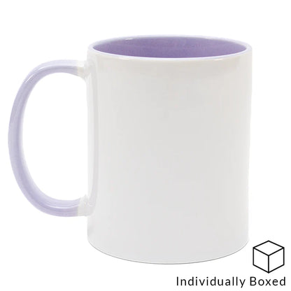 Personalised Coloured Handle & Inner Mug - Custom Printed Photo Mug UK