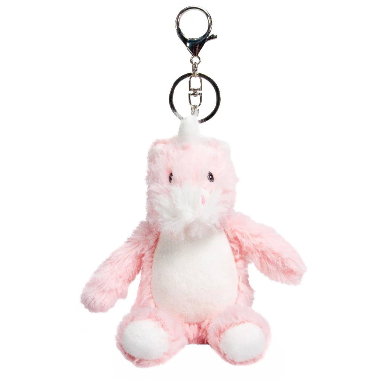 Personalised Plush Animal Keyrings - Highland Cow, Dragon, Elephant Bag Charms UK