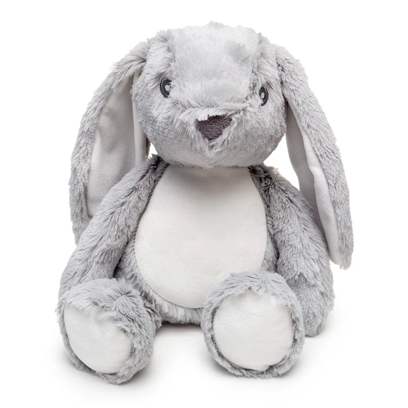Personalised Plush Rabbits - Custom Printed Soft Toy Gift UK
