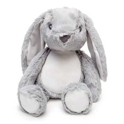 Personalised Plush Rabbits - Custom Printed Soft Toy Gift UK