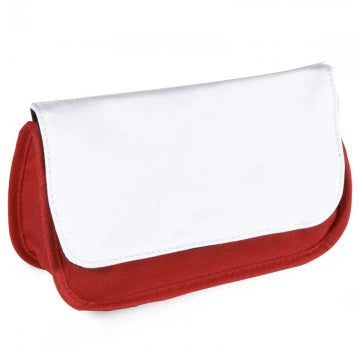 Personalised Makeup Bag Black, Red or Pink - Custom Cosmetic Pouch 13.7x21cm UK