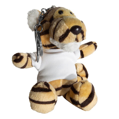 Personalised Plush Animal Keyrings - Highland Cow, Dragon, Elephant Bag Charms UK