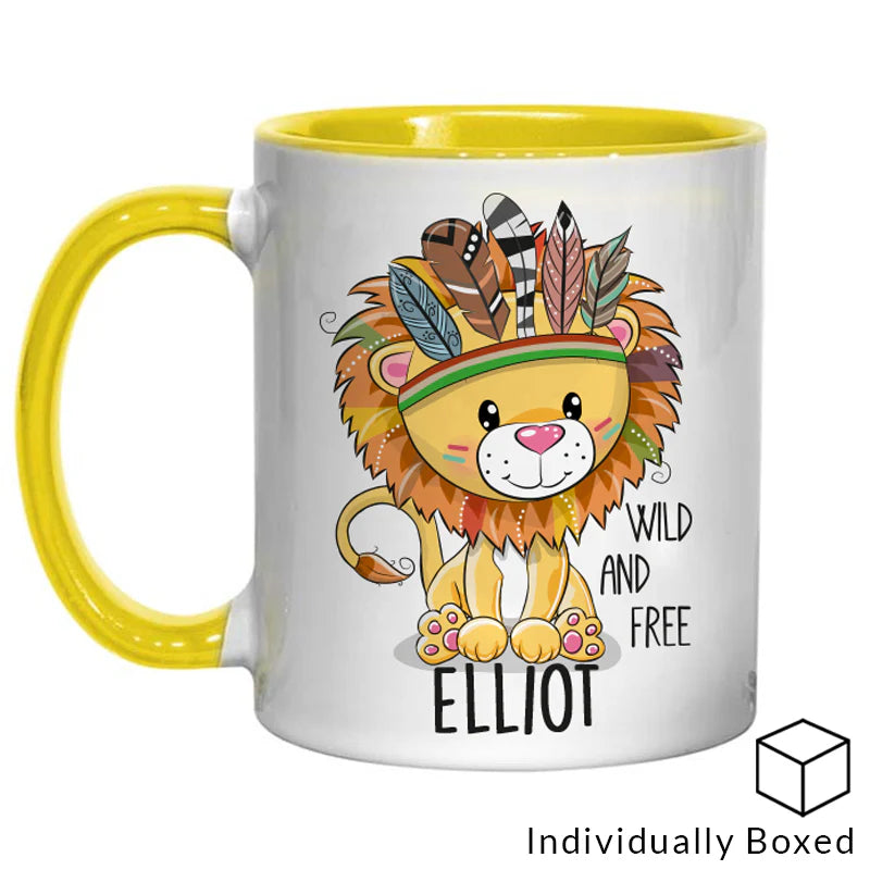 Personalised Coloured Handle & Inner Mug - Custom Printed Photo Mug UK