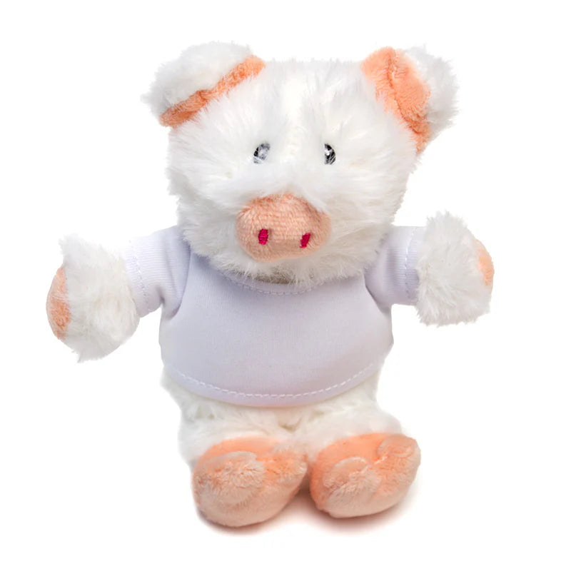 Personalised Plush Animal Keyrings - Highland Cow, Dragon, Elephant Bag Charms UK